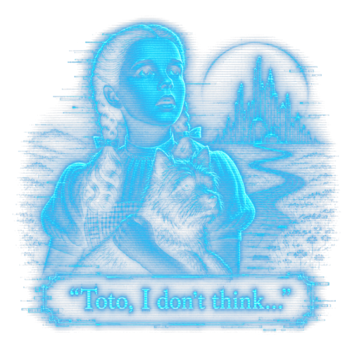 "Toto, I have a feeling..." remembered